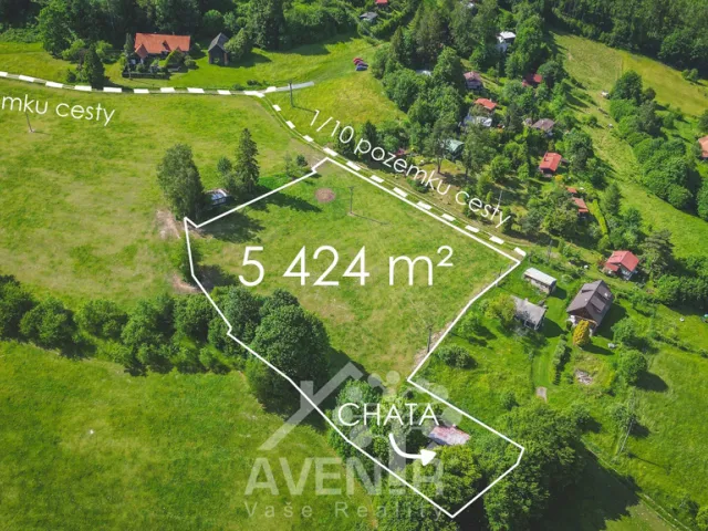 Prodej chaty 36 m², pozemek 5 424 m² Rajnochovice, okres Kroměříž