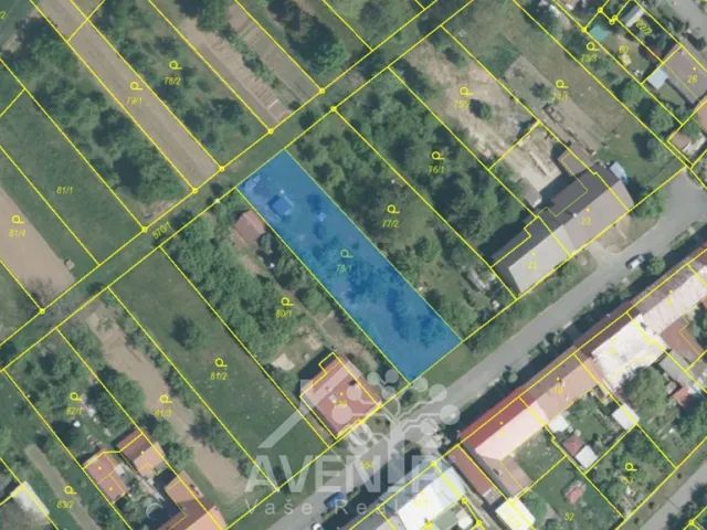 Prodej stavebního pozemku 864 m², Střížovice, okres Kroměříž