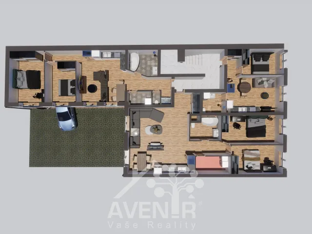 Prodej rodinného domu 206 m², pozemek 364 m² Svatoplukova, Uherské Hradiště