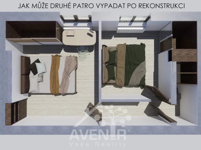 baťovský čtvrtdomek na ulici Kotěrova ve Zlíně