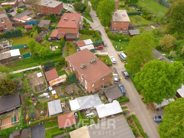 baťovský čtvrtdomek na ulici Kotěrova ve Zlíně