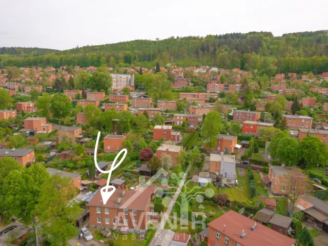 baťovský čtvrtdomek na ulici Kotěrova ve Zlíně