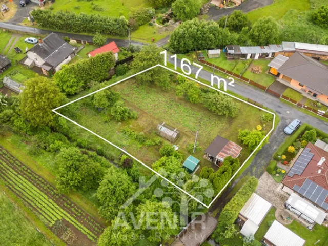 Prodej stavebního pozemku 1167 m², Zadní, Velké Losiny
