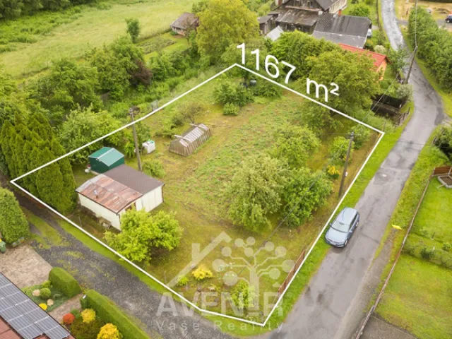 Prodej stavebního pozemku 1167 m², Zadní, Velké Losiny
