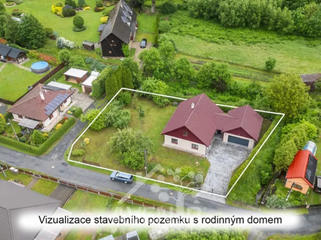 Prodej stavebního pozemku 1167 m², Zadní, Velké Losiny