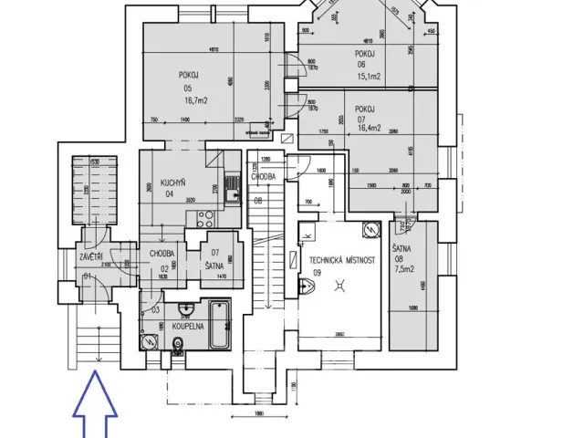 Pronájem bytu 4+kk 80 m², 28. října, Jablonec nad Nisou