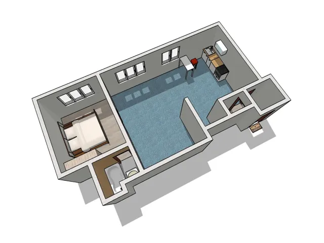 Prodej bytu 2+kk 55 m²