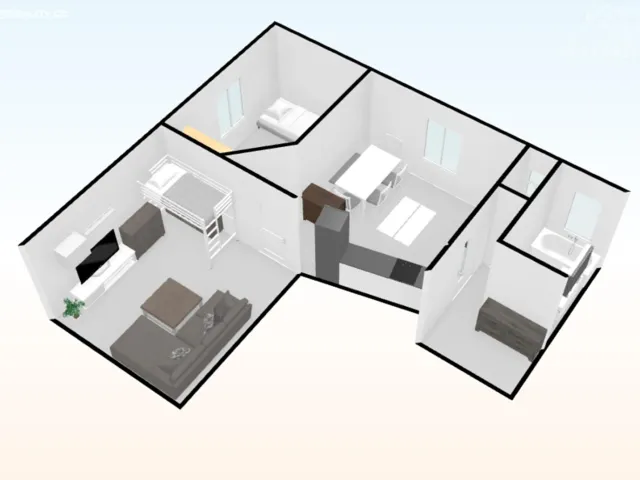 Pronájem bytu 2+1 52 m²