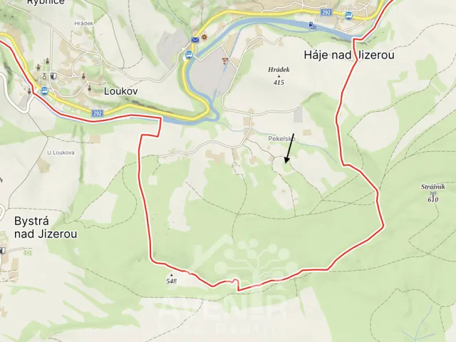 Prodej stavebního pozemku 2 285 m², Háje nad Jizerou, okres Semily