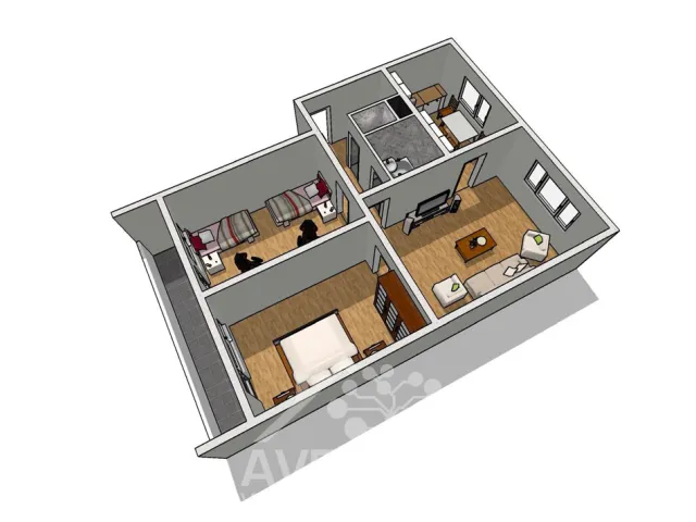 Prodej bytu 3+1 81 m², Nerudova, Jablonec nad Nisou