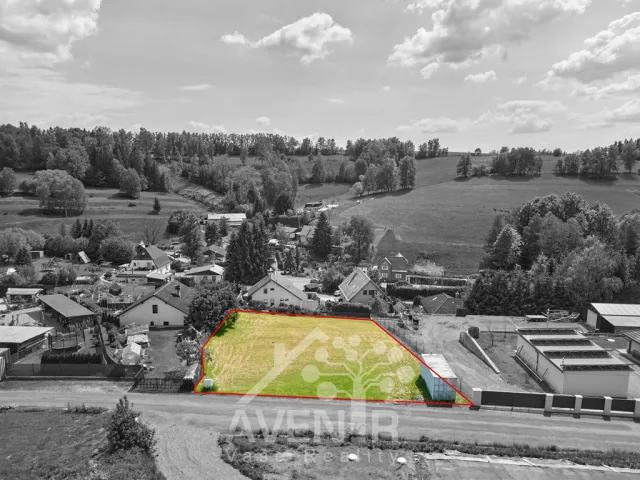 Prodej stavebního pozemku 1478 m²Prodej stavebního pozemku 1478 m², Trutnov - Volanov