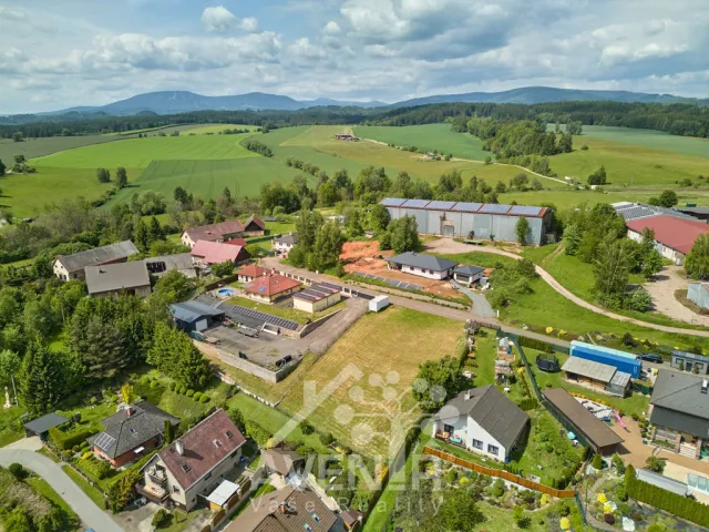 Prodej stavebního pozemku 1478 m²Prodej stavebního pozemku 1478 m², Trutnov - Volanov