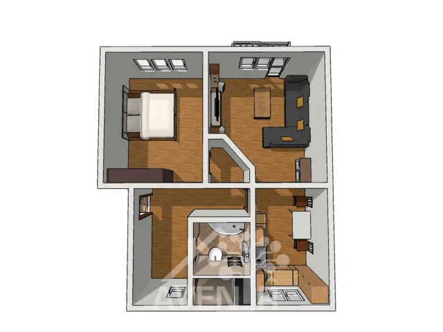 Prodej bytu 2+1 56 m², Na Veselce, ÚpiceProdej bytu 2+1 56 m², Na Veselce, Úpice