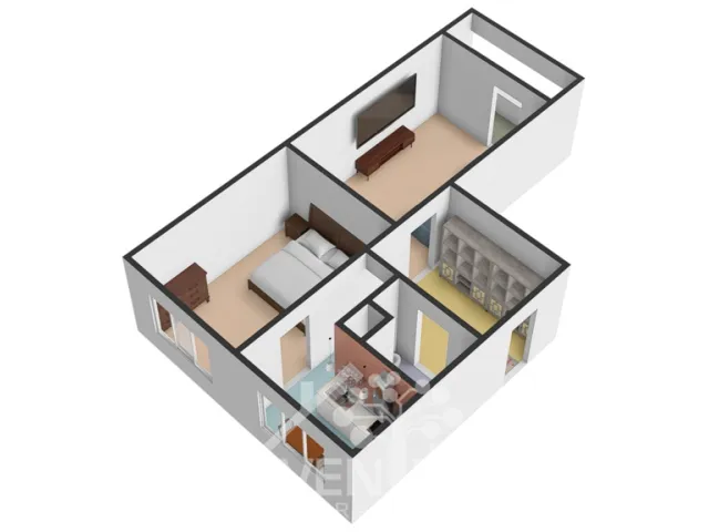 Prodej bytu 2+1 55 m², Krátká, Desná - Desná II