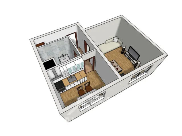 Prodej bytu 1+1 37 m², Rokytnice nad Jizerou - Horní Rokytnice