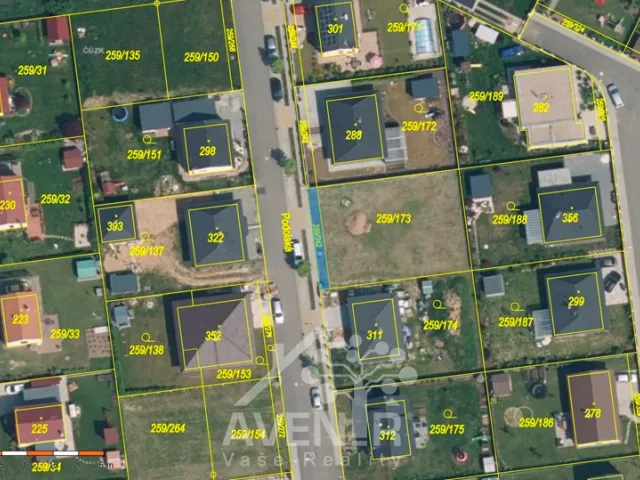 Prodej stavebního pozemku 600 m² Mnichovo Hradiště - Hněvousice