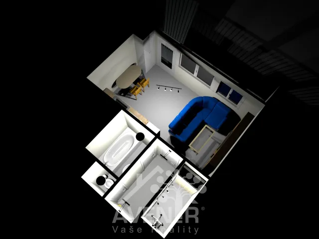 Prodej bytu 1+kk 28 m², Krkonošská, Desná - Desná II