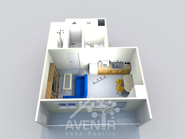 Prodej bytu 1+kk 28 m², Krkonošská, Desná - Desná II