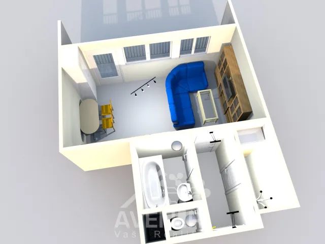 Prodej bytu 1+kk 28 m², Krkonošská, Desná - Desná II