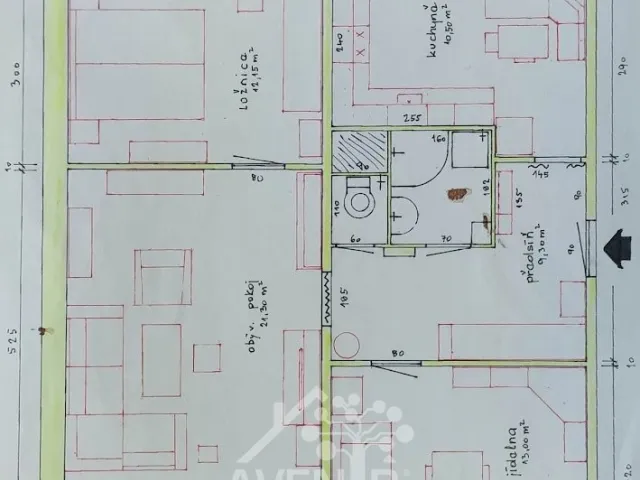 Prodej bytu 3+1 70 m², Mládí, Jablonec nad Nisou - Mšeno nad Nisou