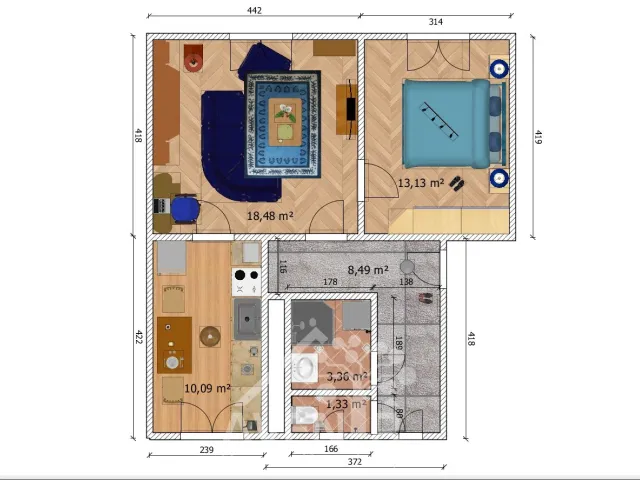 Prodej bytu 2+1 94 m², Vysoká, Jablonec nad Nisou