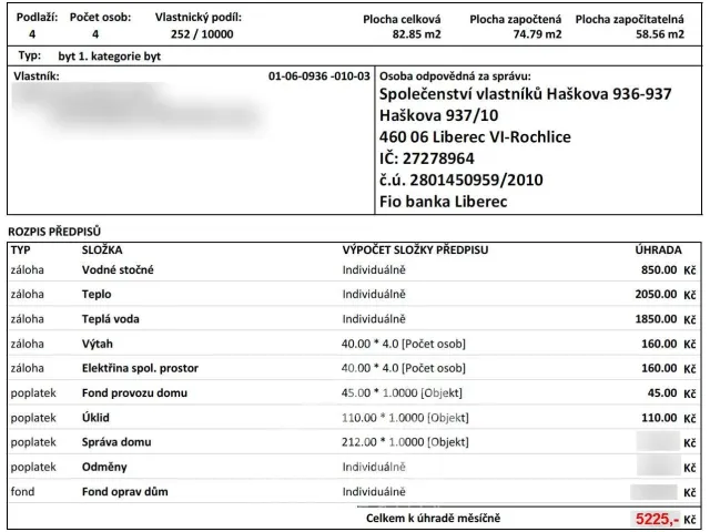 Pronájem bytu 3+1 75 m², Haškova, Liberec - Liberec VI-Rochlice