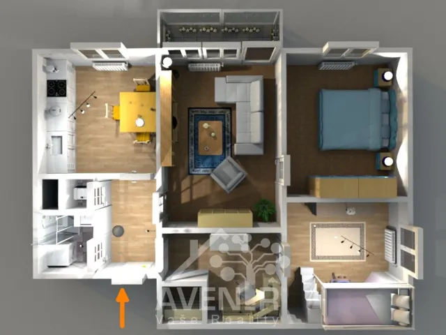 Pronájem bytu 3+1 72 m², U Mlékárny, Liberec - Liberec XI-Růžodol I