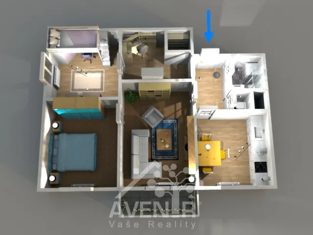 Pronájem bytu 3+1 72 m², U Mlékárny, Liberec - Liberec XI-Růžodol I