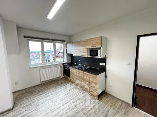 Pronájem bytu 1+kk 33 m² (Podkrovní), Komenského, Veselí nad Moravou